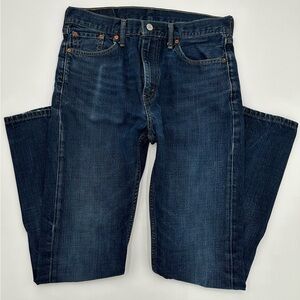 Levi Men’s Jeans Size 30 X 32 Dark Blue Straight Leg Dark Wash